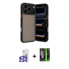 MARSİLYAN™- iPhone 17 Pro Max Kılıf Ahenk Çizgi Serisi - Şeffaf 360 Full Body Arka Koruyucu + Bilvis Titan Kamera Lens - GS