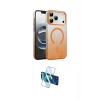 MARSİLYAN™- iPhone 17 Pro Max Kılıf Ahenk Doku Özel Seri - Siyah 3D Antistatik Seramik Nano Ekran Koruyucu