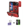 MARSİLYAN™- iPhone 17 Pro Max Kılıf Ahenk Klasik - Şeffaf 360 Full Body Arka Koruyucu + Bilvis Titan Kamera Lens - NLGY