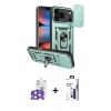 MARSİLYAN™- iPhone 17 Pro Max Kılıf Ahenk Klasik - Siyah Bilvis 3X AR Hayalet Cam Ekran Koruyucu + Bilvis Titan Kamera Lens - TU