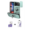 MARSİLYAN™- iPhone 17 Pro Max Kılıf Ahenk Klasik - Siyah Bilvis 3X AR HD Cam Ekran Koruyucu + Bilvis Titan Kamera Lens - NLGY