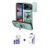 MARSİLYAN™- iPhone 17 Pro Max Kılıf Ahenk Klasik - Siyah Bilvis 3X AR HD Cam Ekran Koruyucu + Bilvis Titan Kamera Lens - GS