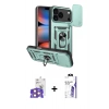 MARSİLYAN™- iPhone 17 Pro Max Kılıf Ahenk Klasik - Siyah Bilvis 3X AR HD Cam Ekran Koruyucu + Bilvis Titan Kamera Lens - TU
