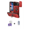 MARSİLYAN™- iPhone 17 Pro Max Kılıf Ahenk Klasik - Siyah Joko Magic 5D Cam + Bilvis Titan Kamera Lens - TU