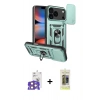 MARSİLYAN™- iPhone 17 Pro Max Kılıf Ahenk Klasik - Siyah Joko Magic 5D Hayalet Cam + Bilvis Titan Kamera Lens - TU