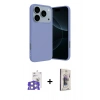 MARSİLYAN™- iPhone 17 Pro Max Kılıf Ahenk Serisi - Siyah Bilvis 3D Cam Ekran Koruyucu + Bilvis Titan Kamera Lens - GS