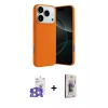 MARSİLYAN™- iPhone 17 Pro Max Kılıf Ahenk Serisi - Siyah Bilvis 3D Cam Ekran Koruyucu + Bilvis Titan Kamera Lens - GS
