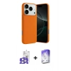 MARSİLYAN™- iPhone 17 Pro Max Kılıf Ahenk Serisi - Siyah Bilvis 5in1 3D Magic Cam Ekran Koruyucu + Bilvis Titan Kamera Lens - GS