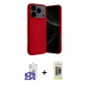 MARSİLYAN™- iPhone 17 Pro Max Kılıf Ahenk Serisi - Siyah Joko Magic 5D Hayalet Cam + Bilvis Titan Kamera Lens - GS