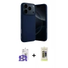 MARSİLYAN™- iPhone 17 Pro Max Kılıf Ahenk Serisi - Siyah Joko Magic 5D Hayalet Cam + Bilvis Titan Kamera Lens - GS