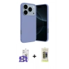 MARSİLYAN™- iPhone 17 Pro Max Kılıf Ahenk Serisi - Siyah Joko Magic 5D Hayalet Cam + Bilvis Titan Kamera Lens - GS