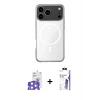 MARSİLYAN™- iPhone 17 Pro Max Kılıf Ahenk Yansıma Prime - Siyah Bilvis 3X AR HD Cam Ekran Koruyucu + Bilvis Titan Kamera Lens - GS