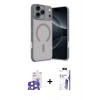 MARSİLYAN™- iPhone 17 Pro Max Kılıf Çekirdek Klasik Özel Seri - Siyah Bilvis 3X AR HD Cam Ekran Koruyucu + Bilvis Titan Kamera Lens - NLGY
