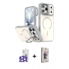 MARSİLYAN™- iPhone 17 Pro Max Kılıf Çekirdek Klasik - Siyah Bilvis 3D Cam Ekran Koruyucu + Bilvis Titan Kamera Lens - NLGY
