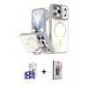 MARSİLYAN™- iPhone 17 Pro Max Kılıf Çekirdek Klasik - Siyah Bilvis 3D Cam Ekran Koruyucu + Bilvis Titan Kamera Lens - LT