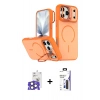 MARSİLYAN™- iPhone 17 Pro Max Kılıf Çekirdek Klasik - Siyah Bilvis 3X AR Hayalet Cam Ekran Koruyucu + Bilvis Titan Kamera Lens - NLGY