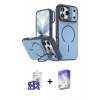 MARSİLYAN™- iPhone 17 Pro Max Kılıf Çekirdek Klasik - Siyah Bilvis 5in1 3D Magic Cam Ekran Koruyucu + Bilvis Titan Kamera Lens - LT