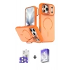 MARSİLYAN™- iPhone 17 Pro Max Kılıf Çekirdek Klasik - Siyah Bilvis 5in1 3D Magic Cam Ekran Koruyucu + Bilvis Titan Kamera Lens - GS