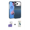 MARSİLYAN™- iPhone 17 Pro Max Kılıf Doruk Serisi - Şeffaf Pasifik Cam Ekran Koruyucu + Bilvis Titan Kamera Lens - LT