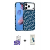 MARSİLYAN™- iPhone 17 Pro Max Kılıf Doruk Serisi - Şeffaf Pasifik Cam Ekran Koruyucu + Bilvis Titan Kamera Lens - LT
