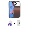 MARSİLYAN™- iPhone 17 Pro Max Kılıf Doruk Serisi - Şeffaf Pasifik Cam Ekran Koruyucu + Bilvis Titan Kamera Lens - LT