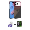 MARSİLYAN™- iPhone 17 Pro Max Kılıf Doruk Serisi - Siyah 360 Mat Full Body Arka Koruyucu + Bilvis Titan Kamera Lens - GS