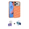MARSİLYAN™- iPhone 17 Pro Max Kılıf Doruk Serisi - Siyah 3D Antistatik Cam Ekran Koruyucu + Bilvis Titan Kamera Lens - NLGY