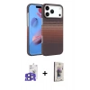 MARSİLYAN™- iPhone 17 Pro Max Kılıf Doruk Serisi - Siyah Bilvis 3D Cam Ekran Koruyucu + Bilvis Titan Kamera Lens - LT