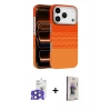 MARSİLYAN™- iPhone 17 Pro Max Kılıf Doruk Serisi - Siyah Bilvis 3D Cam Ekran Koruyucu + Bilvis Titan Kamera Lens - LT