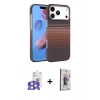 MARSİLYAN™- iPhone 17 Pro Max Kılıf Doruk Serisi - Siyah Bilvis 3D Cam Ekran Koruyucu + Bilvis Titan Kamera Lens - GS