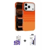 MARSİLYAN™- iPhone 17 Pro Max Kılıf Doruk Serisi - Siyah Bilvis 3X AR Hayalet Cam Ekran Koruyucu + Bilvis Titan Kamera Lens - TU