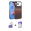 MARSİLYAN™- iPhone 17 Pro Max Kılıf Doruk Serisi - Siyah Bilvis 5in1 3D Magic Cam Ekran Koruyucu + Bilvis Titan Kamera Lens - LT