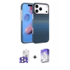 MARSİLYAN™- iPhone 17 Pro Max Kılıf Doruk Serisi - Siyah Bilvis 5in1 3D Magic Cam Ekran Koruyucu + Bilvis Titan Kamera Lens - NLGY