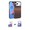 MARSİLYAN™- iPhone 17 Pro Max Kılıf Doruk Serisi - Siyah Bilvis 5in1 5D Magic Hayalet Cam Ekran Koruyucu + Turuncu Bilvis Titan Kamera Lens