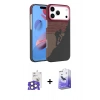 MARSİLYAN™- iPhone 17 Pro Max Kılıf Doruk Serisi - Siyah Bilvis 5in1 5D Magic Hayalet Cam Ekran Koruyucu + Bilvis Titan Kamera Lens - NLGY