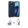 MARSİLYAN™- iPhone 17 Pro Max Kılıf Eksen Form Prime - Siyah Bilvis 3X AR Hayalet Cam Ekran Koruyucu + Bilvis Titan Kamera Lens - GS
