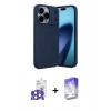 MARSİLYAN™- iPhone 17 Pro Max Kılıf Eksen Form Prime - Siyah Bilvis 5in1 3D Magic Cam Ekran Koruyucu + Natural Grey Bilvis Titan Kamera Lens