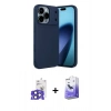 MARSİLYAN™- iPhone 17 Pro Max Kılıf Eksen Form Prime - Siyah Bilvis 5in1 5D Magic Hayalet Cam Ekran Koruyucu + Bilvis Titan Kamera Lens - LT