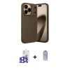 MARSİLYAN™- iPhone 17 Pro Max Kılıf Eksen Form Prime - Siyah Joko Magic 5D Cam + Bilvis Titan Kamera Lens - NLGY