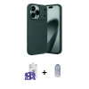 MARSİLYAN™- iPhone 17 Pro Max Kılıf Eksen Form Prime - Siyah Joko Magic 5D Cam + Bilvis Titan Kamera Lens - LT