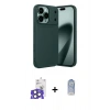 MARSİLYAN™- iPhone 17 Pro Max Kılıf Eksen Form Prime - Siyah Joko Magic 5D Cam + Bilvis Titan Kamera Lens - NLGY