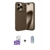 MARSİLYAN™- iPhone 17 Pro Max Kılıf Eksen Form Prime - Siyah Joko Magic 5D Cam + Bilvis Titan Kamera Lens - TU