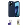 MARSİLYAN™- iPhone 17 Pro Max Kılıf Eksen Form Prime - Siyah Joko Magic 5D Hayalet Cam + Bilvis Titan Kamera Lens - LT