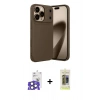 MARSİLYAN™- iPhone 17 Pro Max Kılıf Eksen Form Prime - Siyah Joko Magic 5D Hayalet Cam + Bilvis Titan Kamera Lens - NLGY