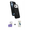 MARSİLYAN™- iPhone 17 Pro Max Kılıf İz Işık Koleksiyonu - Şeffaf Pasifik Cam Ekran Koruyucu + Bilvis Titan Kamera Lens - GS