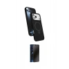 MARSİLYAN™- iPhone 17 Pro Max Kılıf İz Işık Koleksiyonu - Siyah 3D Antistatik Hayalet Cam Ekran Koruyucu