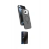 MARSİLYAN™- iPhone 17 Pro Max Kılıf İz Işık Koleksiyonu - Siyah 3D Antistatik Hayalet Cam Ekran Koruyucu