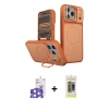 MARSİLYAN™- iPhone 17 Pro Max Kılıf İz Modern Prime - Siyah Joko Magic 5D Hayalet Cam + Bilvis Titan Kamera Lens - GS