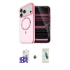 MARSİLYAN™- iPhone 17 Pro Max Kılıf Kıvılcım Form Prime - Şeffaf Pasifik Cam Ekran Koruyucu + Bilvis Titan Kamera Lens - LT