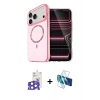 MARSİLYAN™- iPhone 17 Pro Max Kılıf Kıvılcım Form Prime - Siyah 3D Antistatik Cam Ekran Koruyucu + Bilvis Titan Kamera Lens - NLGY